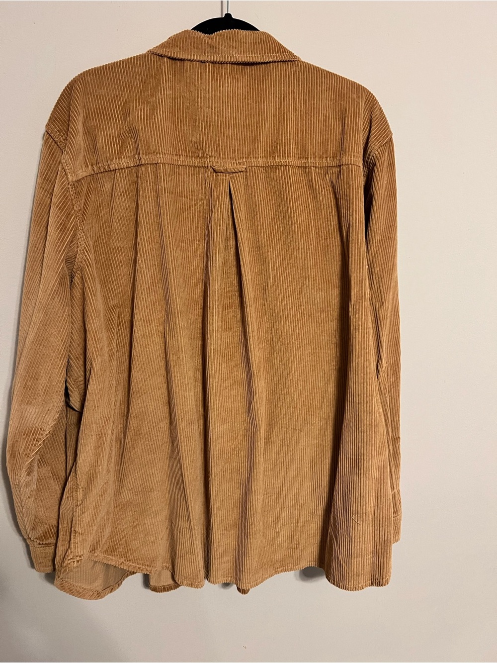 American Eagle Corduroy Button Down Jacket/Shirt in Camel Brown | Women’s XXL - Picture 4 of 5